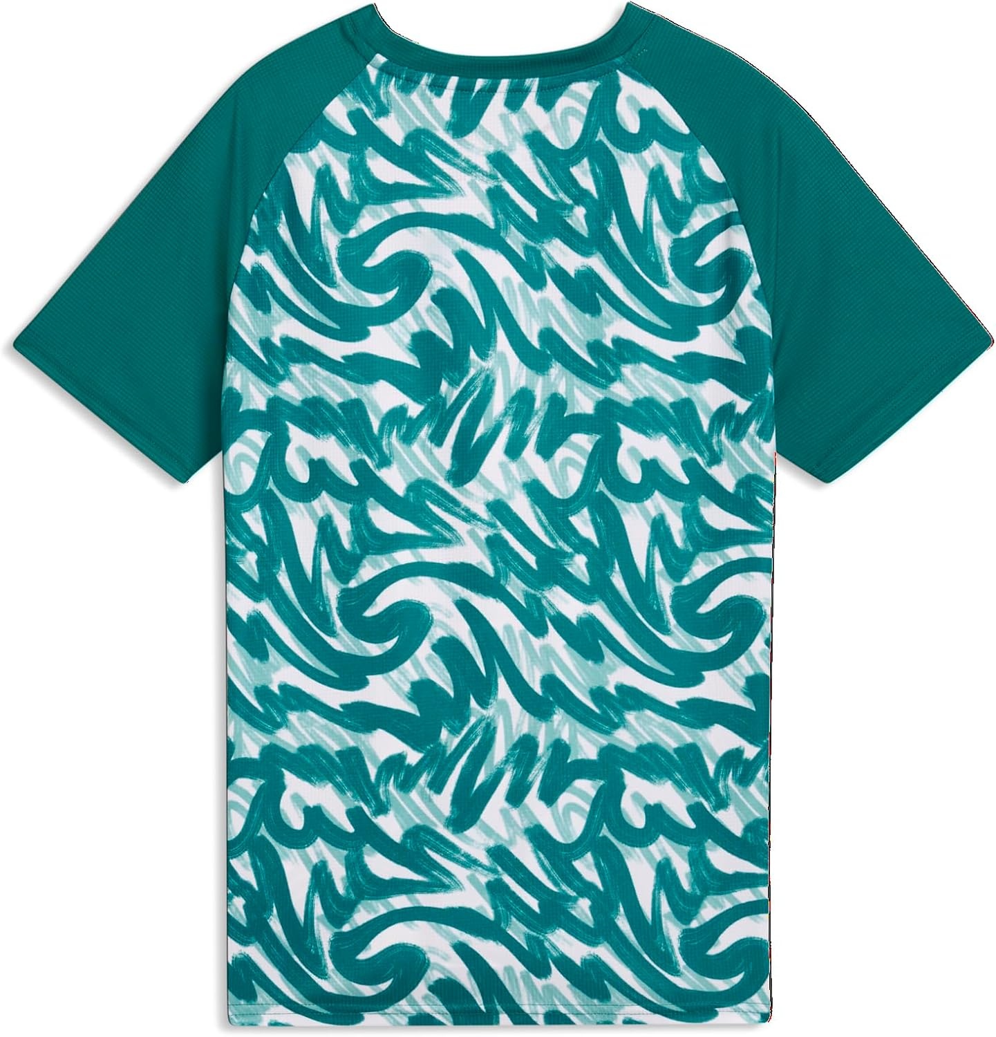image:imagePuma Junior FA Portugal Warm Up JerseyGreen Lagoonruby Shimmer