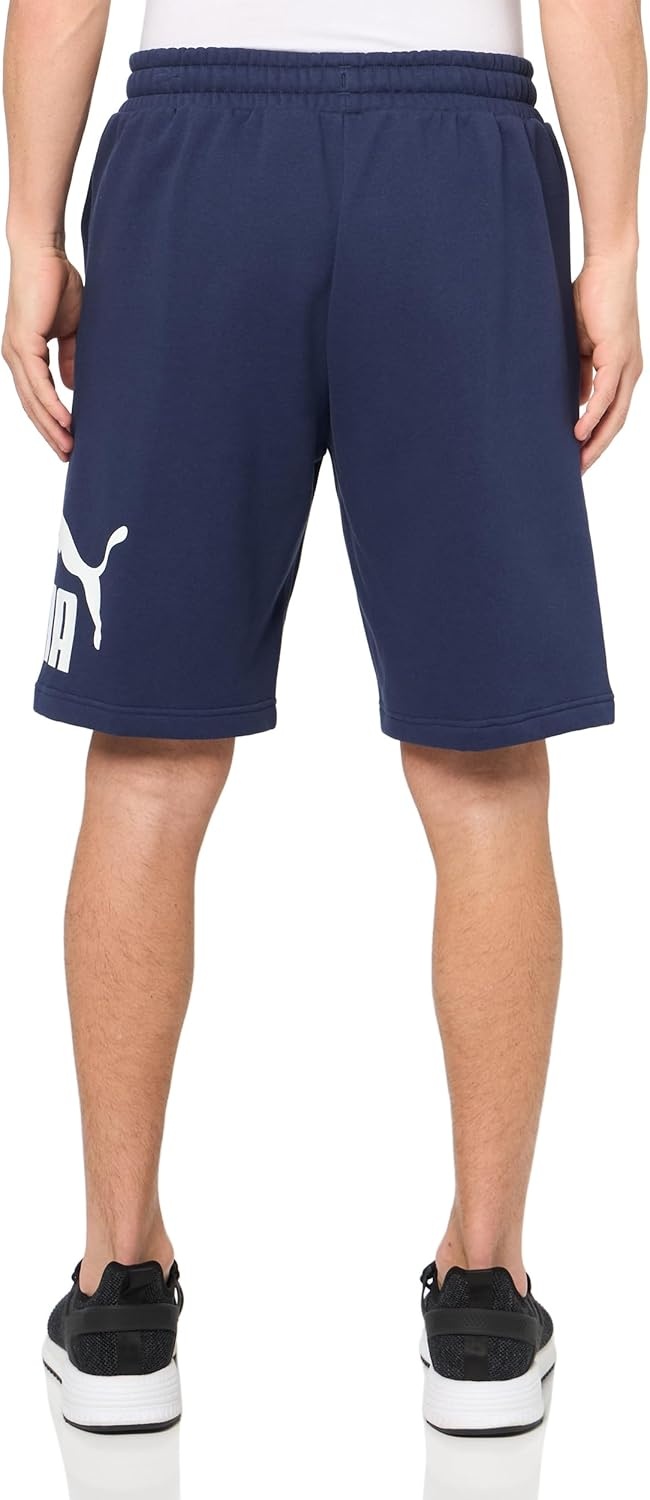 image:imagePuma Mens Big Logo Fleece 10 Shorts Available in Big amp TallPuma Navy Ss25