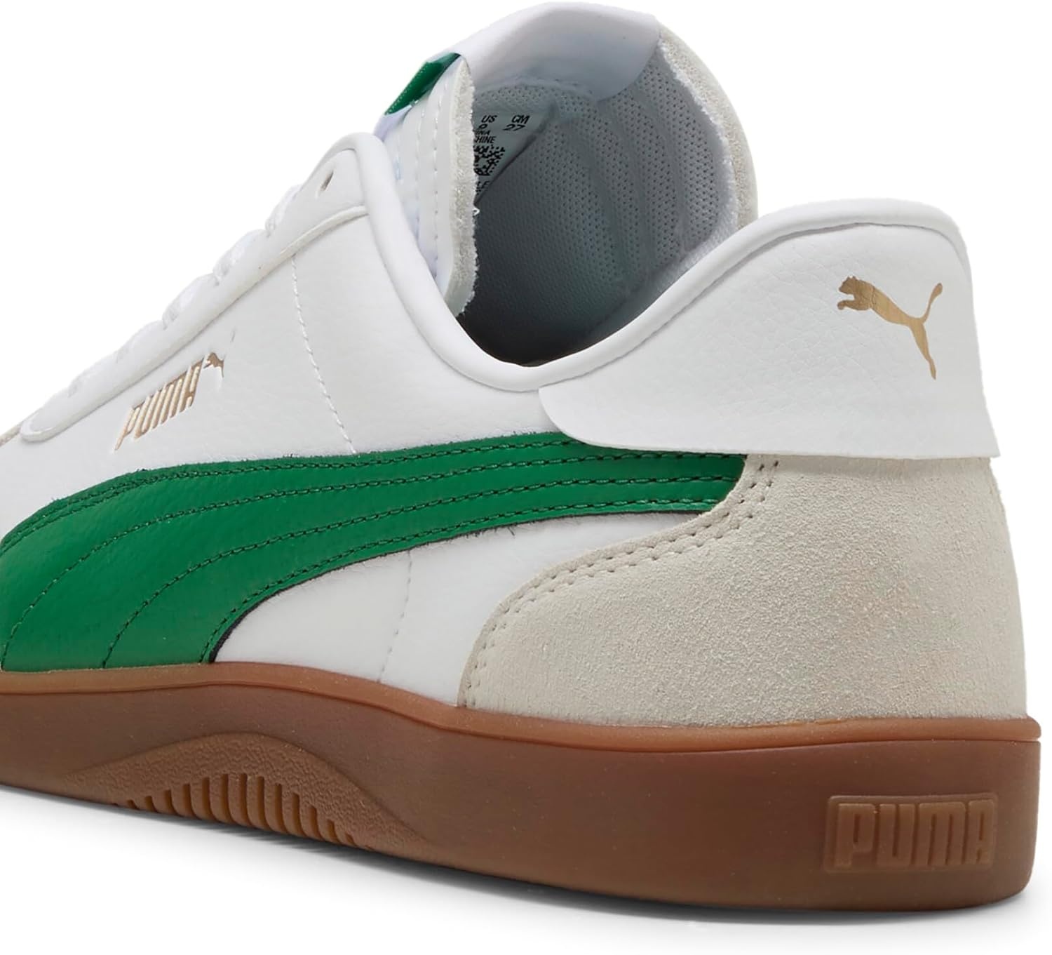 image:imagePuma Mens Club 5v5Puma Whitearchive Greenvapor Gray
