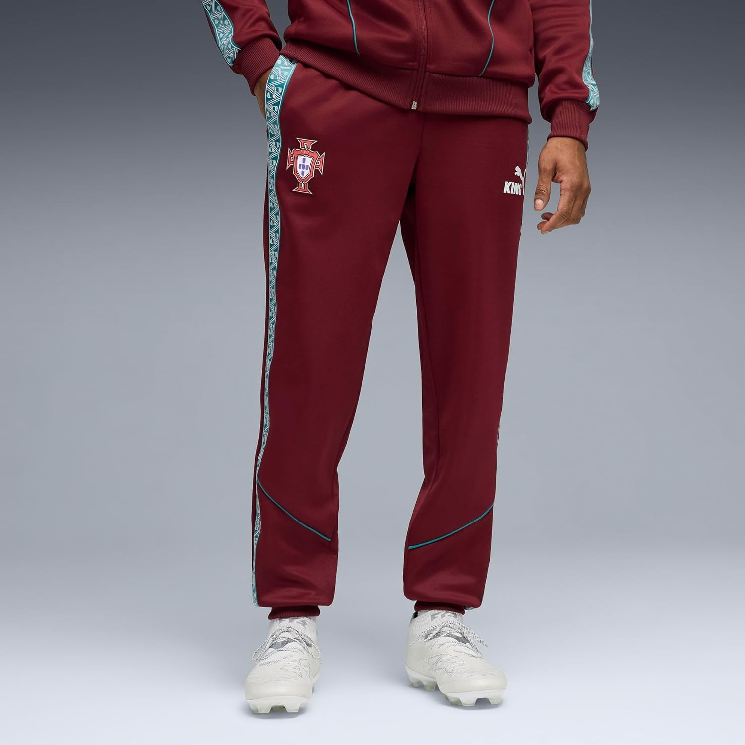 image:imagePuma Mens FA Portugal King Anthem PantsRuby Shimmersea Glass