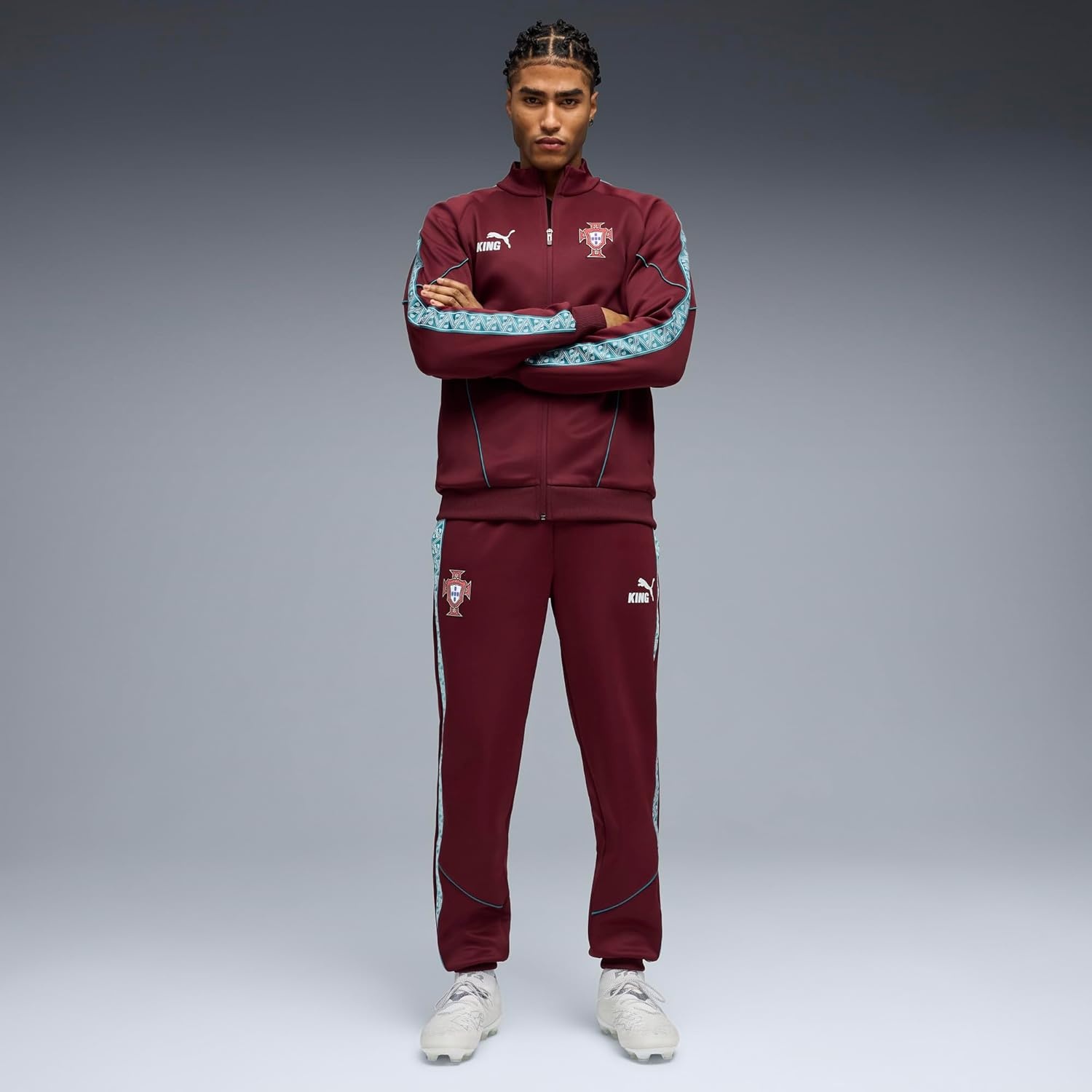 image:imagePuma Mens FA Portugal King Anthem PantsRuby Shimmersea Glass