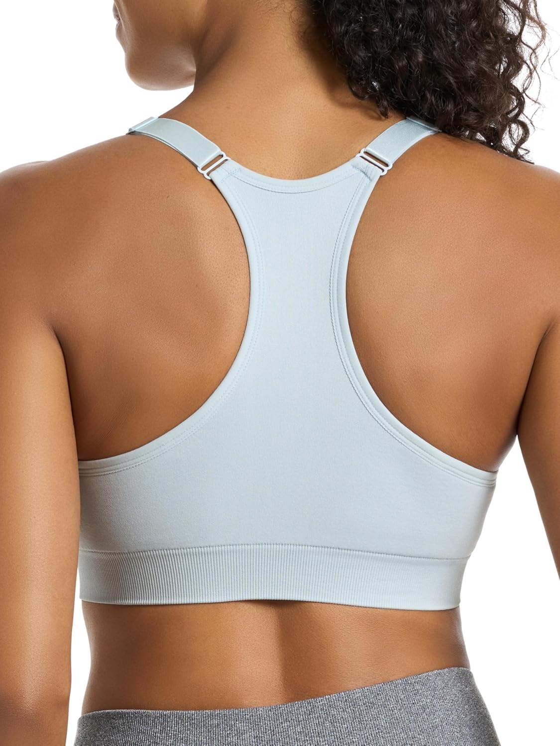 image:imagePuma Womens 2 Pack Seamless Sports BraFrosted DewHeather Grey