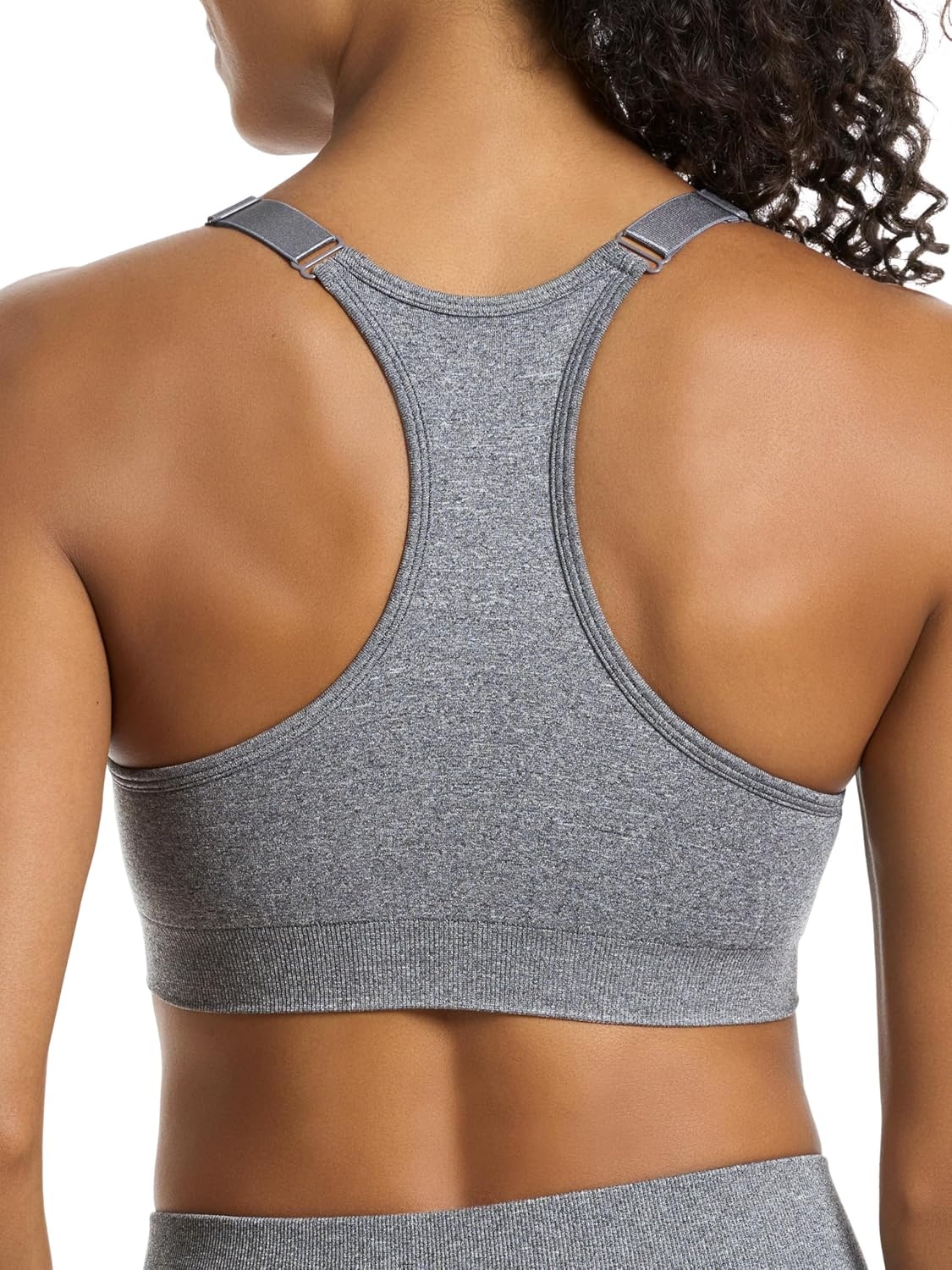 image:imagePuma Womens 2 Pack Seamless Sports BraFrosted DewHeather Grey