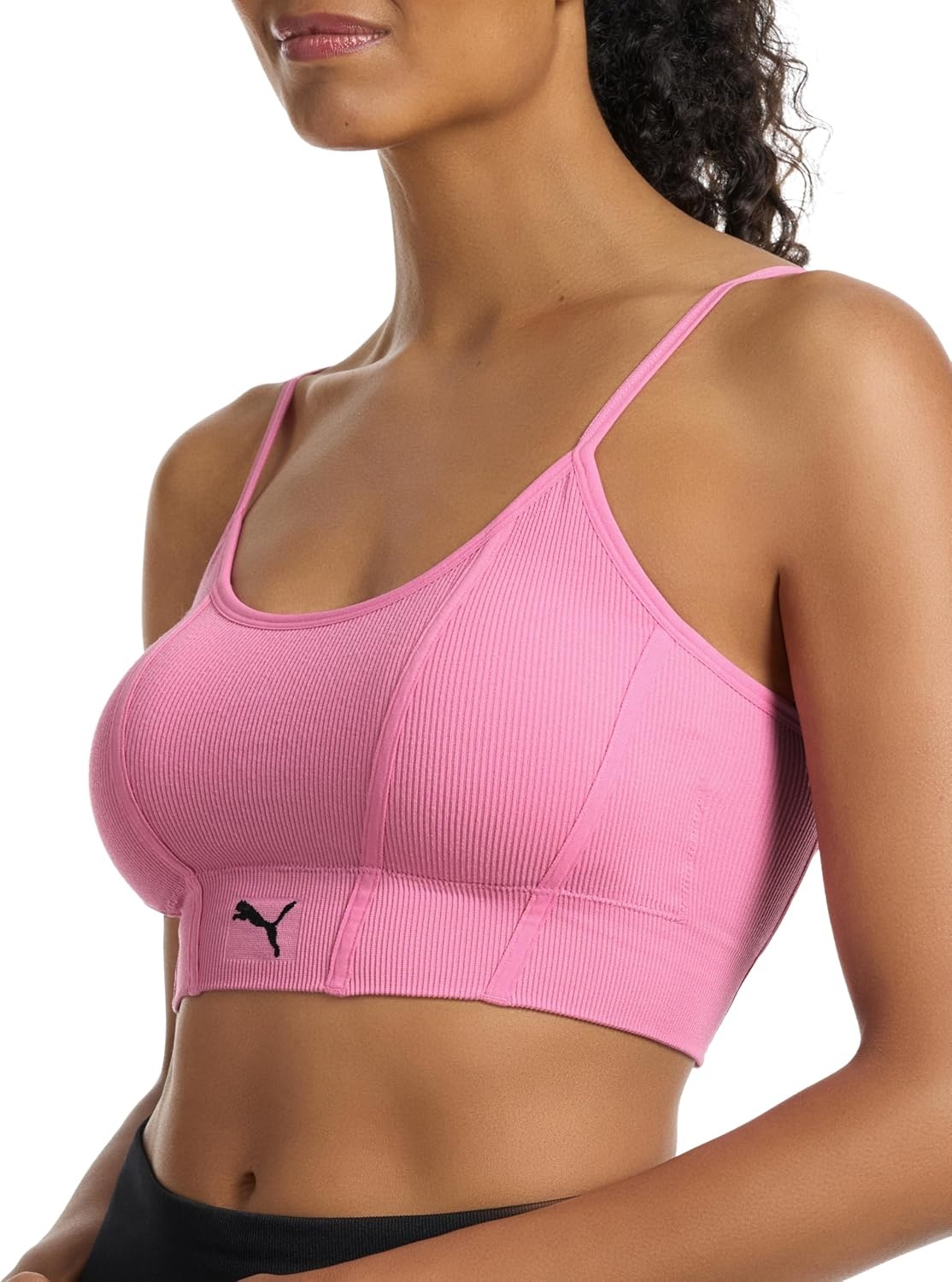 image:imagePuma Womens 2 Pack Seamless Sports BraMauveHeather Grey
