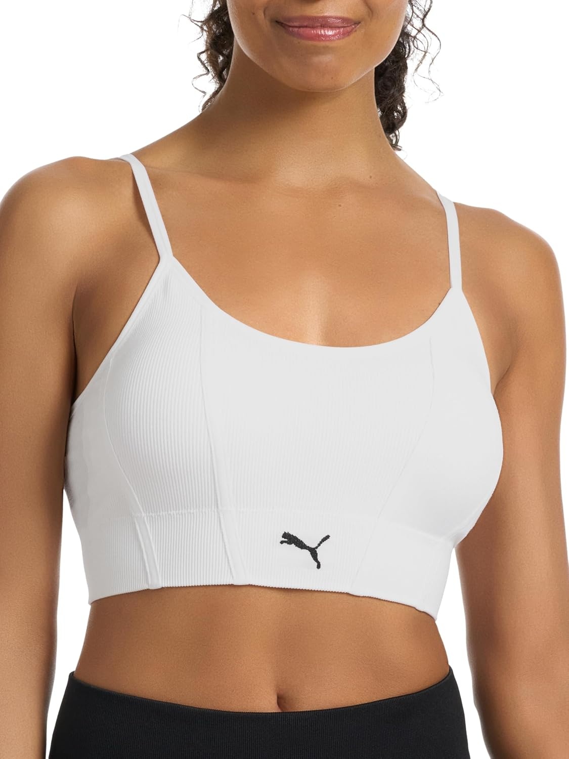 image:imagePuma Womens 2 Pack Seamless Sports BraWhiteBlack