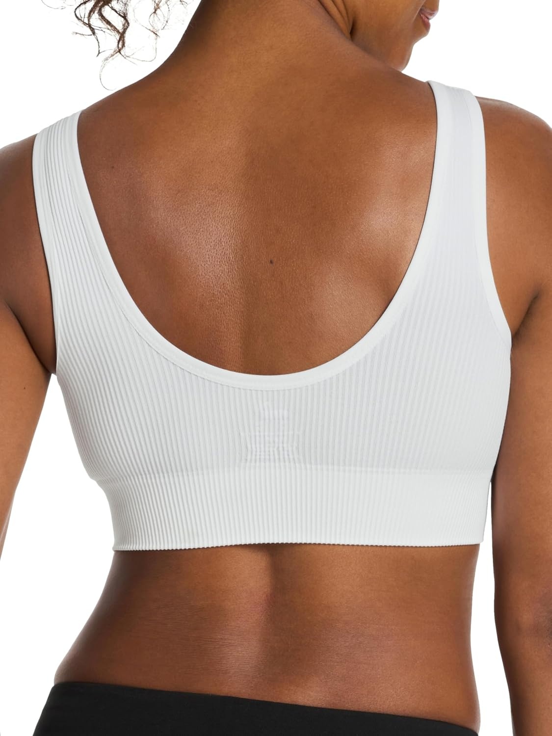 image:imagePuma Womens 2 Pack Seamless Sports BraWhiteLight Heather Grey