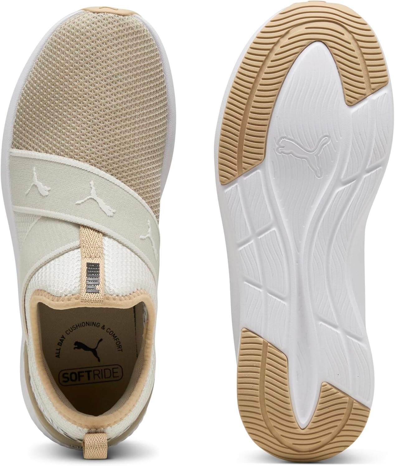 image:imagePuma Womens 31147101Warm Whitetoasted Almondblack