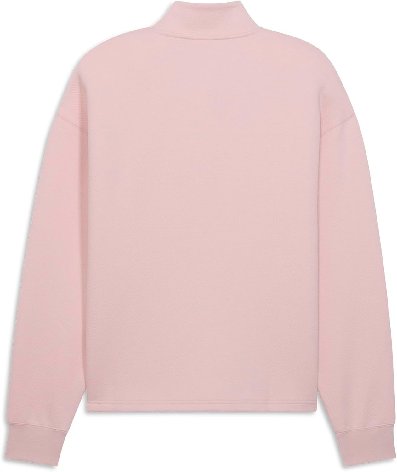 image:imagePuma Womens Essentials Elevated Half Snap Long Sleeve PulloverMauve Mist