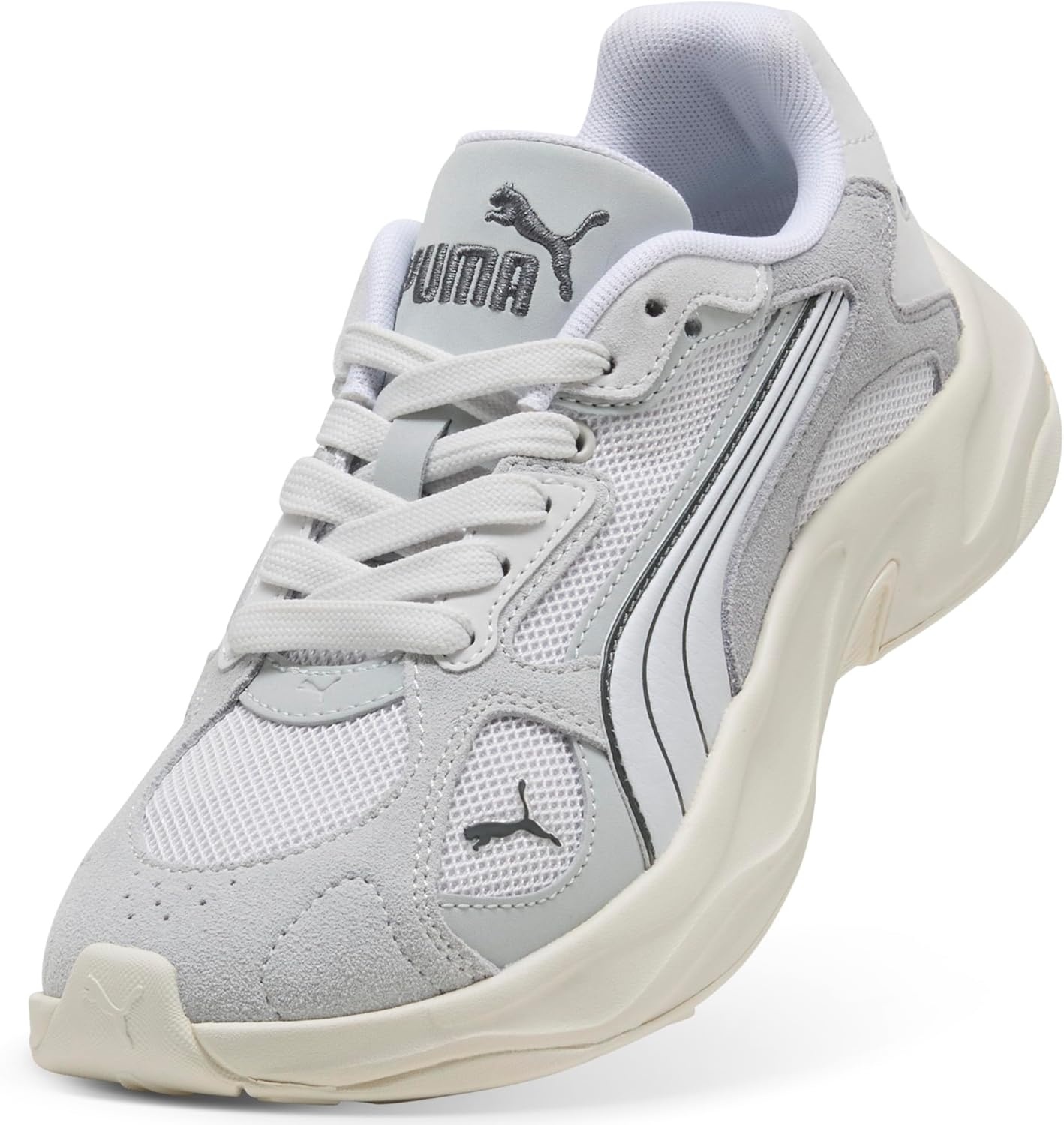 image:imagePuma Womens Insphere Running ShoesFeather Graypuma Whitecool Light Gray