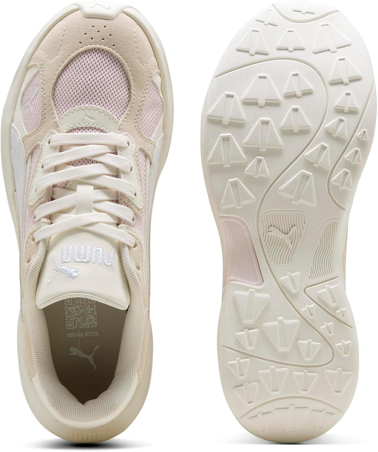image:imagePuma Womens Insphere Running ShoesJasmine Flowerpuma Whitealpine Snow