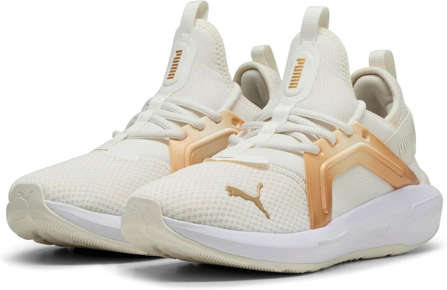 image:imagePuma Womens Softride Enzo 5 Cross Training ShoesWarm Whitegoldblack