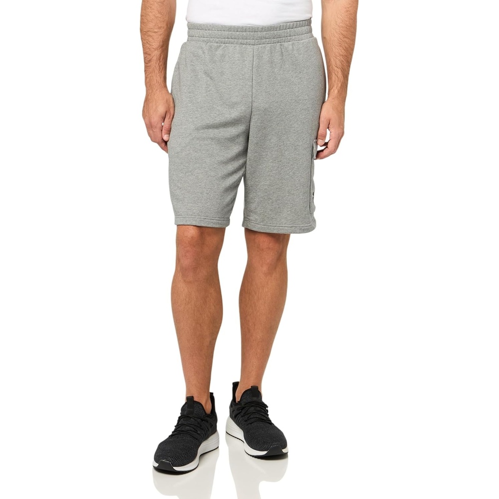 image:imagePUMA Essentials Logo Cargo ShortsMedium Gray Heather Ss25