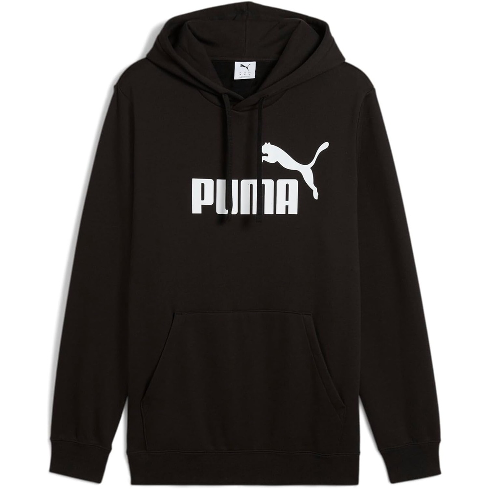 image:imagePUMA Mens Essentials No 1 Logo Hoodie Casual Outerwear Casual BlackPuma Black Ss25