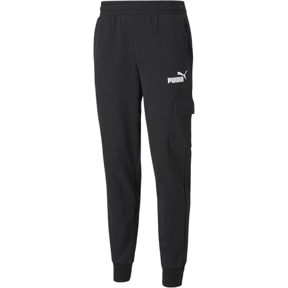 image:imagePUMA Mens Essentials Slim Fit Drawstring Sweatpants CasualDark Gray Heather