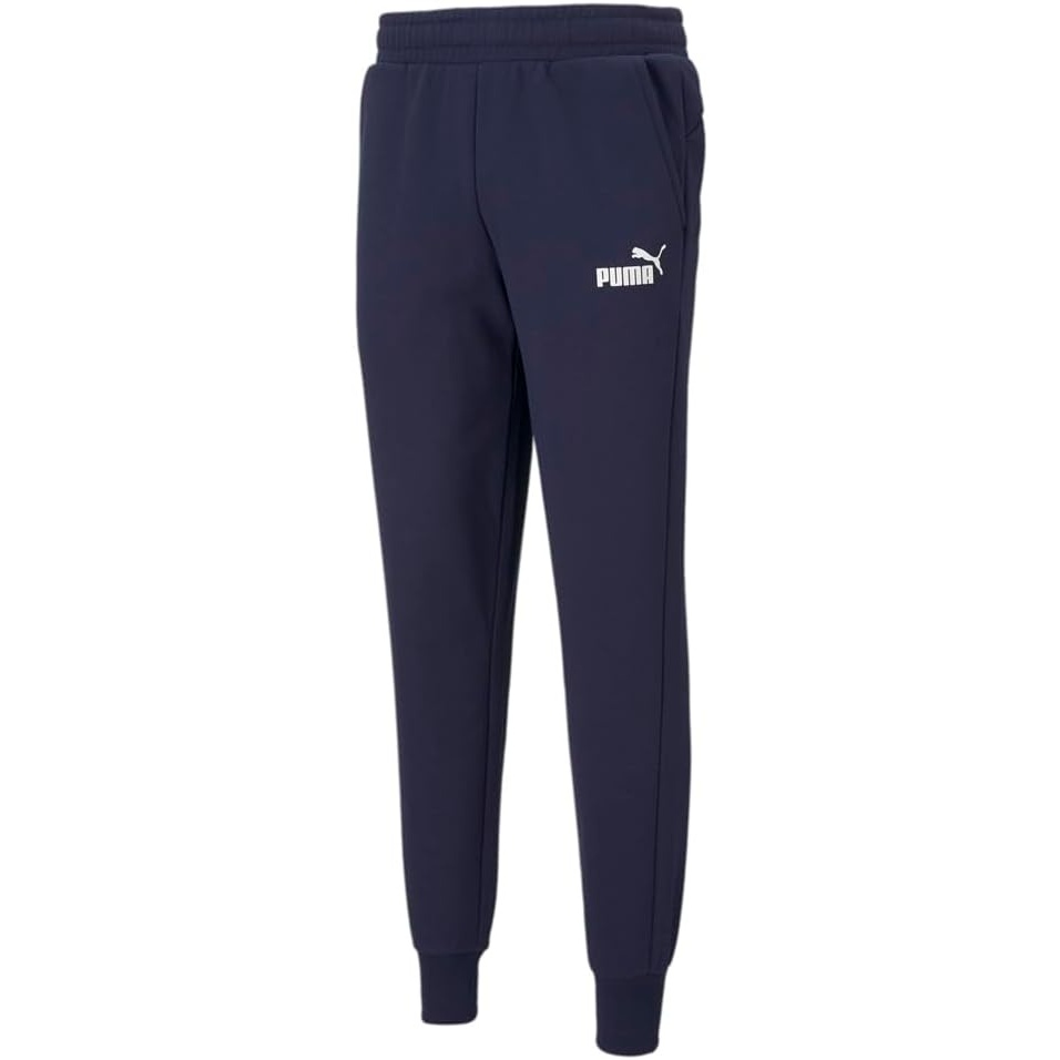 image:imagePUMA Mens Essentials Slim Fit Drawstring Sweatpants CasualPeacoat Closed Leg Ah21