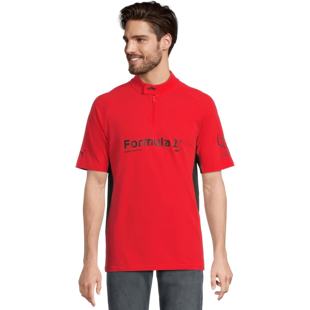 image:imagePUMA Mens F1 75Yrs Graphic Short Sleeve Shirt Casual Casual RedRed