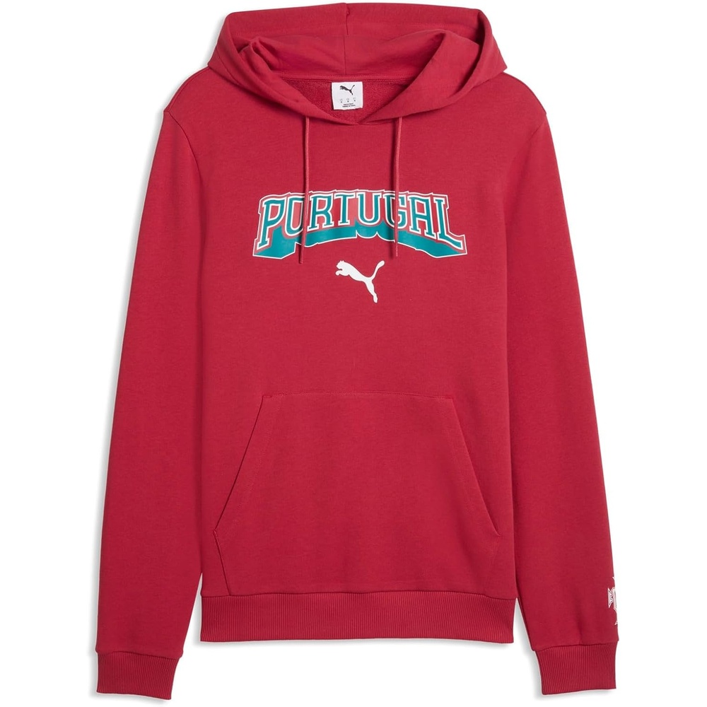 image:imagePUMA Mens Fa Portugal HoodieClub Redpuma White