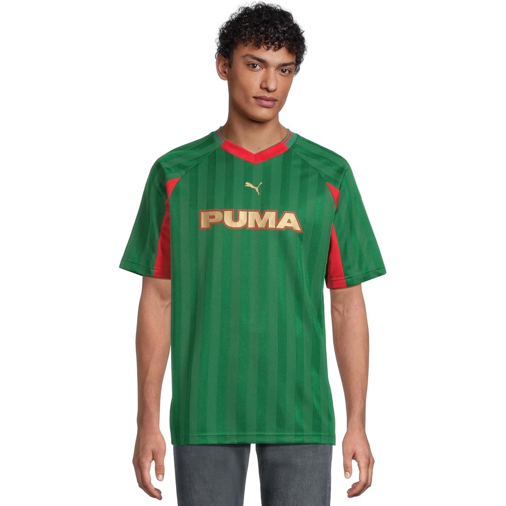 image:imagePUMA Mens Sport VNeck Short Sleeve Jersey Casual Vine