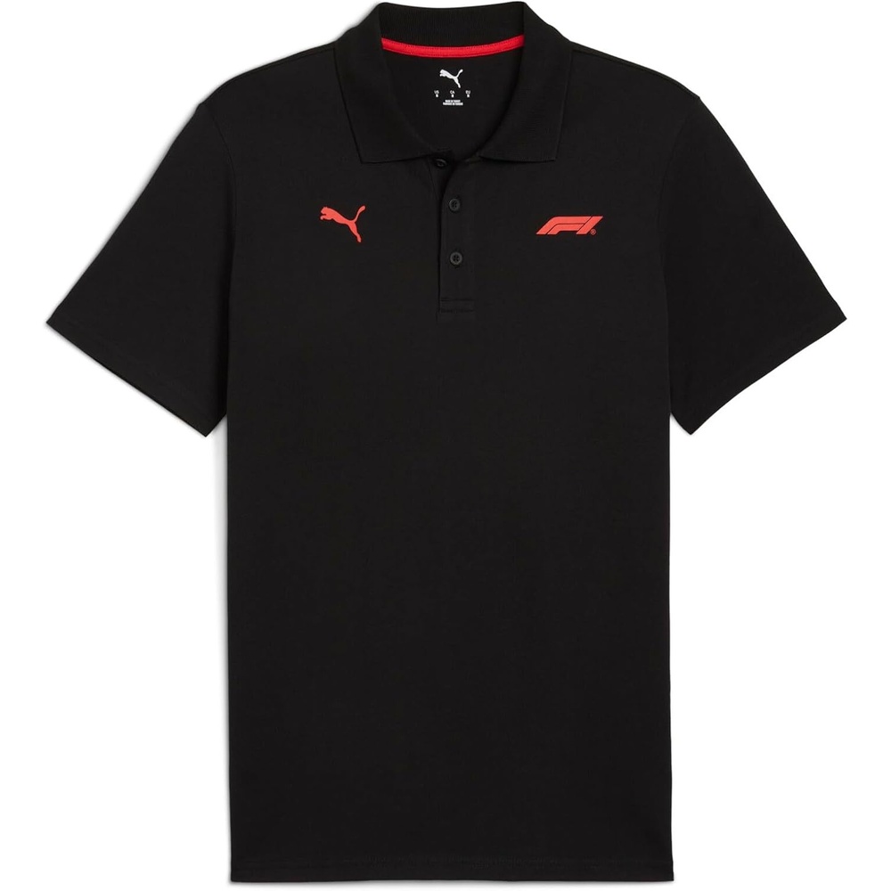 image:imagePUMA Mens Standard Formula 1 Essentials Logo Polo Black