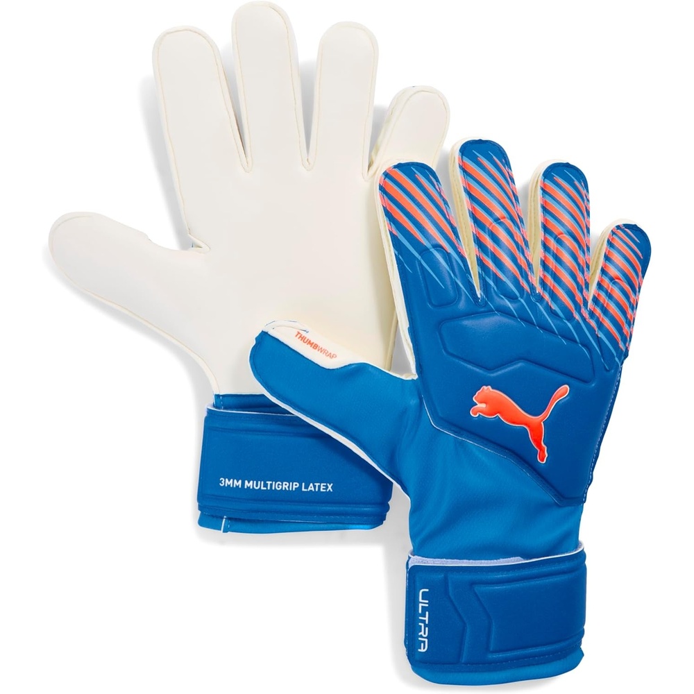 image:imagePUMA Unisex Ultra Match Protect Goalkeeper Gloves Ultra BlueGlowing Red AH25 9