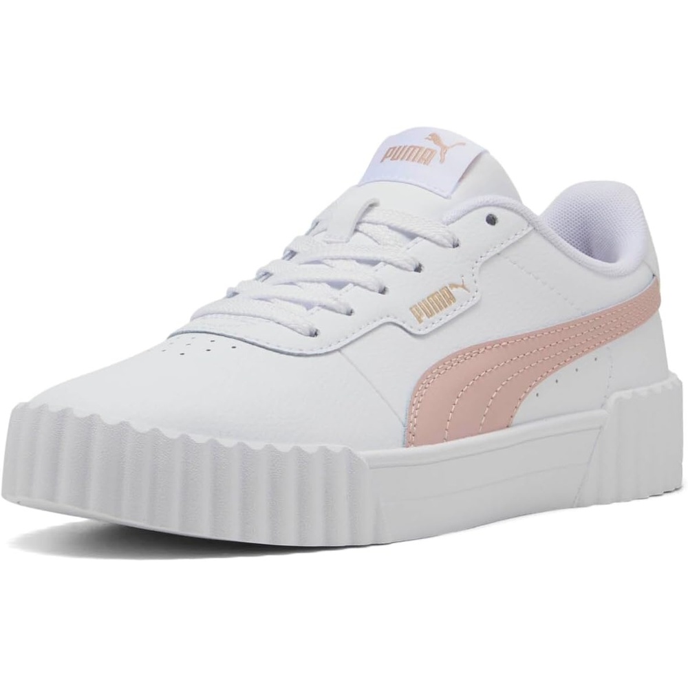 image:imagePUMA Womens Carina 30 Casual Sneakers30 Whiterose Quartzgold