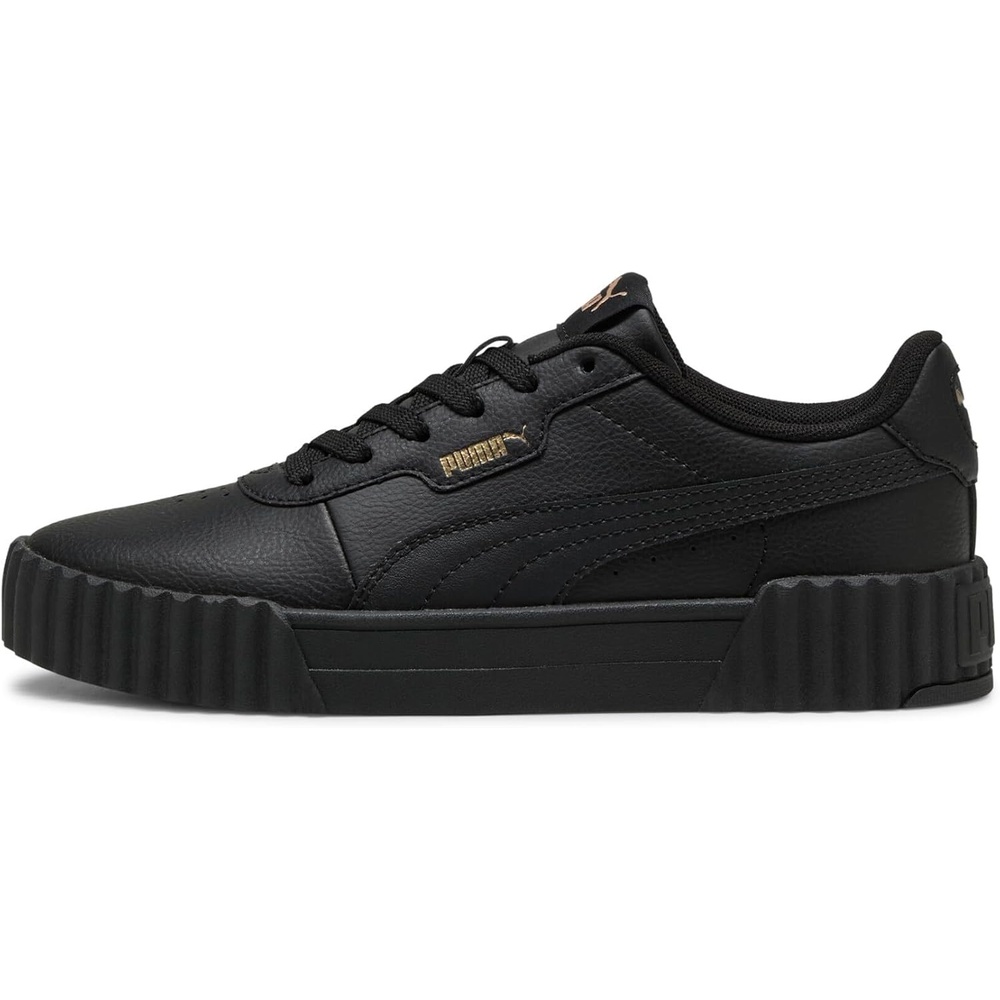 image:imagePUMA Womens Carina 30 Casual SneakersPuma Black Puma Gold