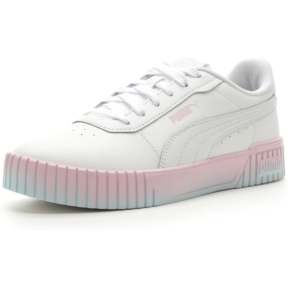 image:imagePUMA Womens Carina Leather Sneaker20 Whitewhitepearl Pink