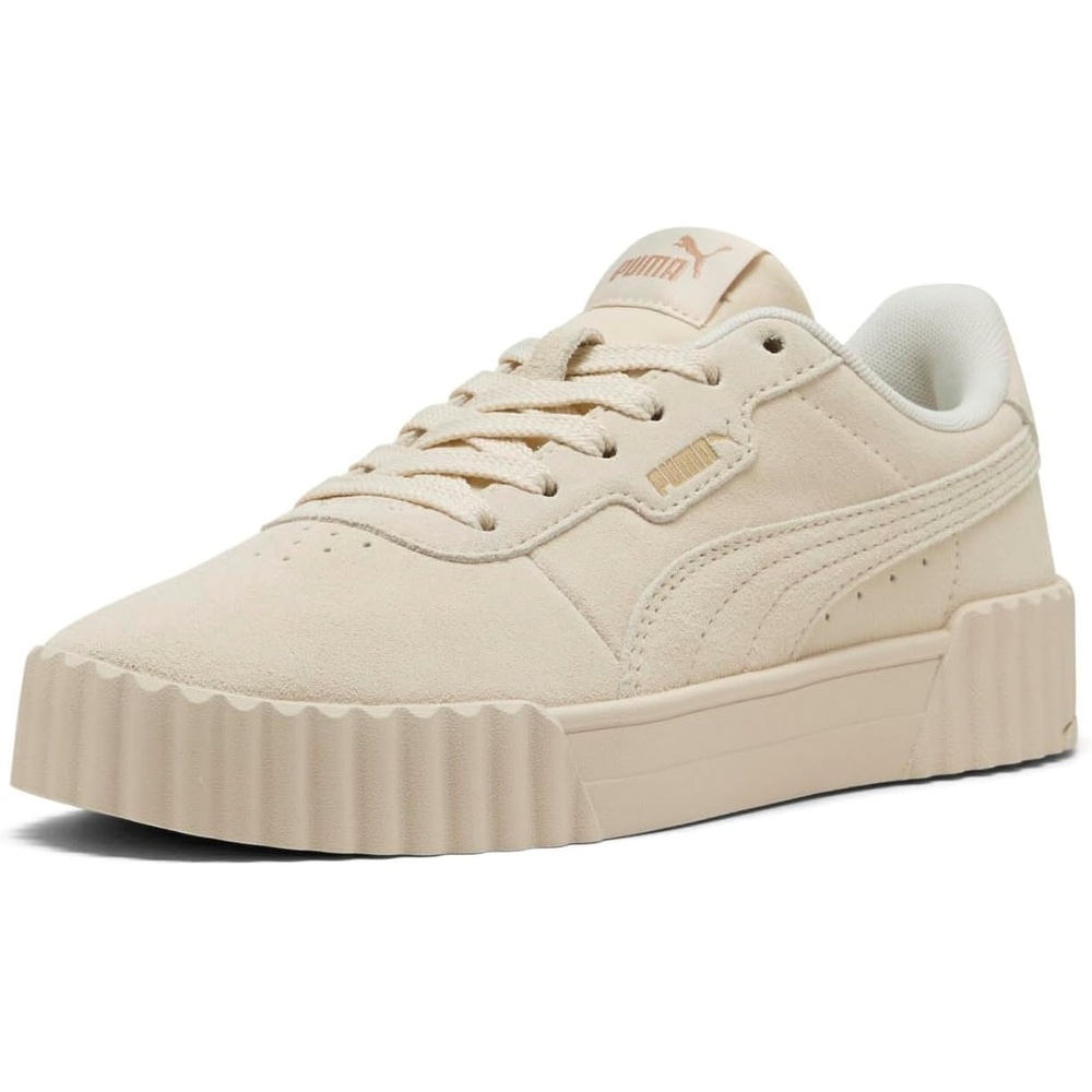 image:imagePUMA Womens Carina Leather Sneaker30 Alpine Snowgold