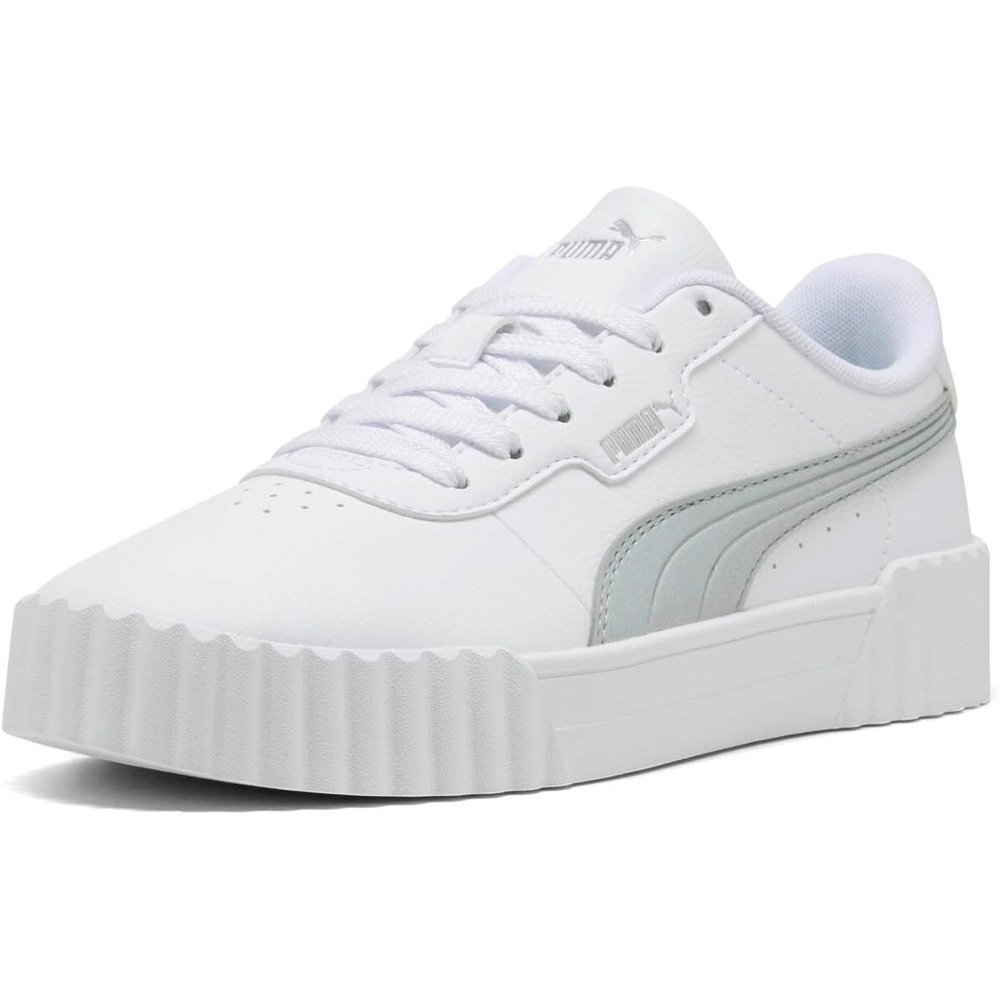 image:imagePUMA Womens Carina Leather Sneaker30 Whitesilver