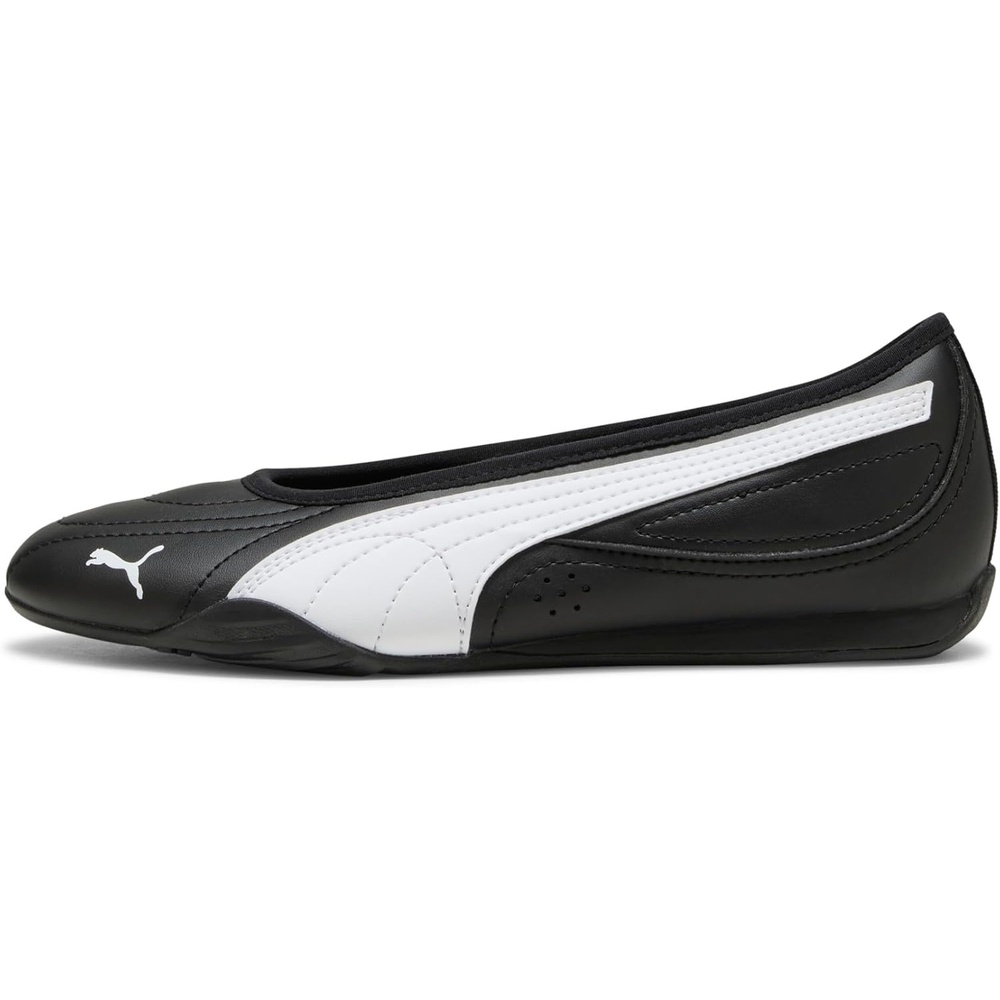 image:imagePUMA Womens Catch Soleil Ballerina Flats Casual PinkBlackWhite