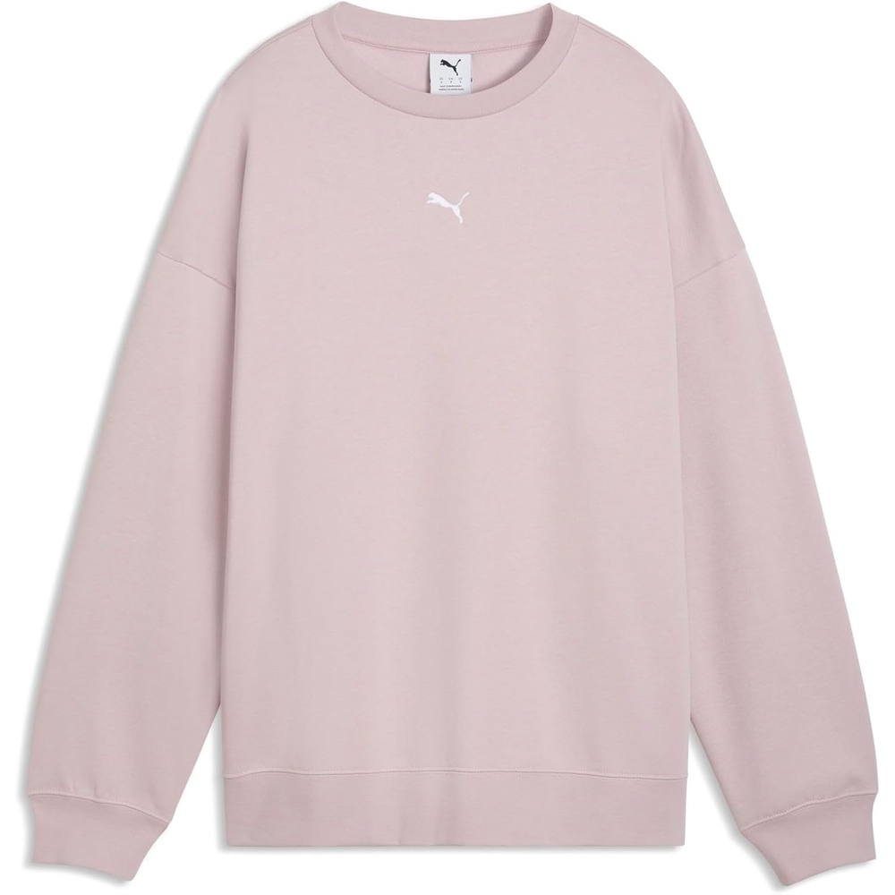 image:imagePUMA Womens Essentials Oversized Fleece SweatshirtMisty Pink