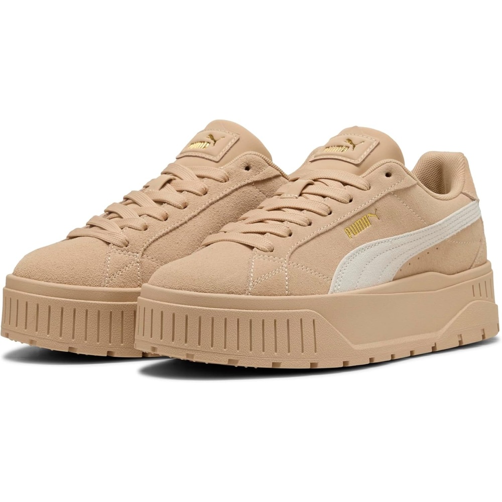 image:imagePUMA Womens Karmen II Idol SneakersLight Sand Alpine Snow Puma Gold