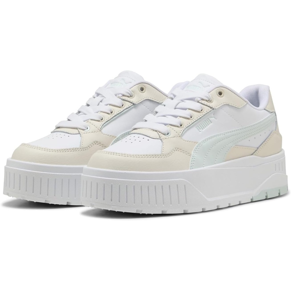 image:imagePUMA Womens Karmen II Idol SneakersPuma White Peaceful Blue Alpine Snow