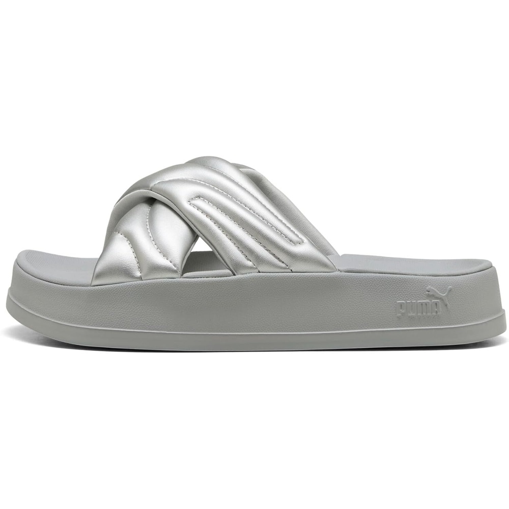 image:imagePUMA Womens Leadcat Platform Slide SandalPuma Aged Silvergray Echo