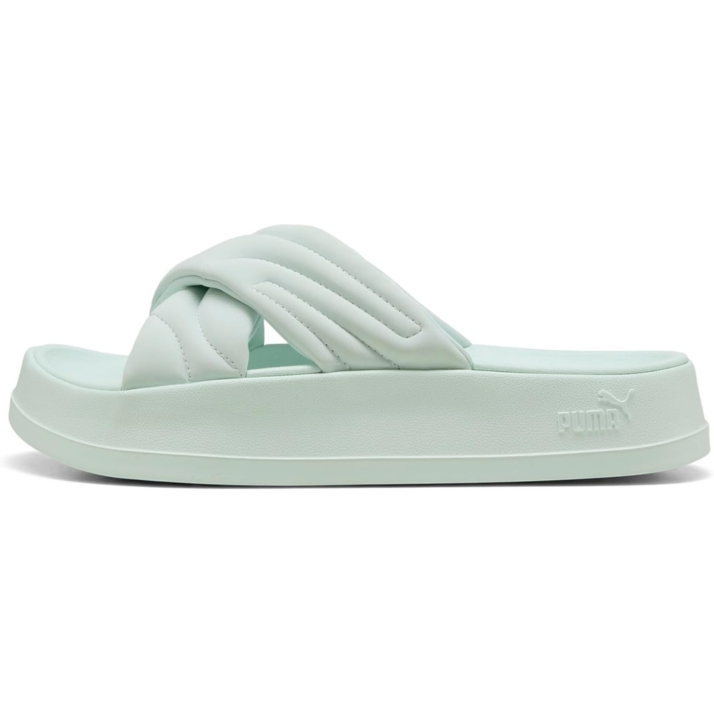 image:imagePUMA Womens Leadcat Platform Slide SandalsPeaceful Bluewhite