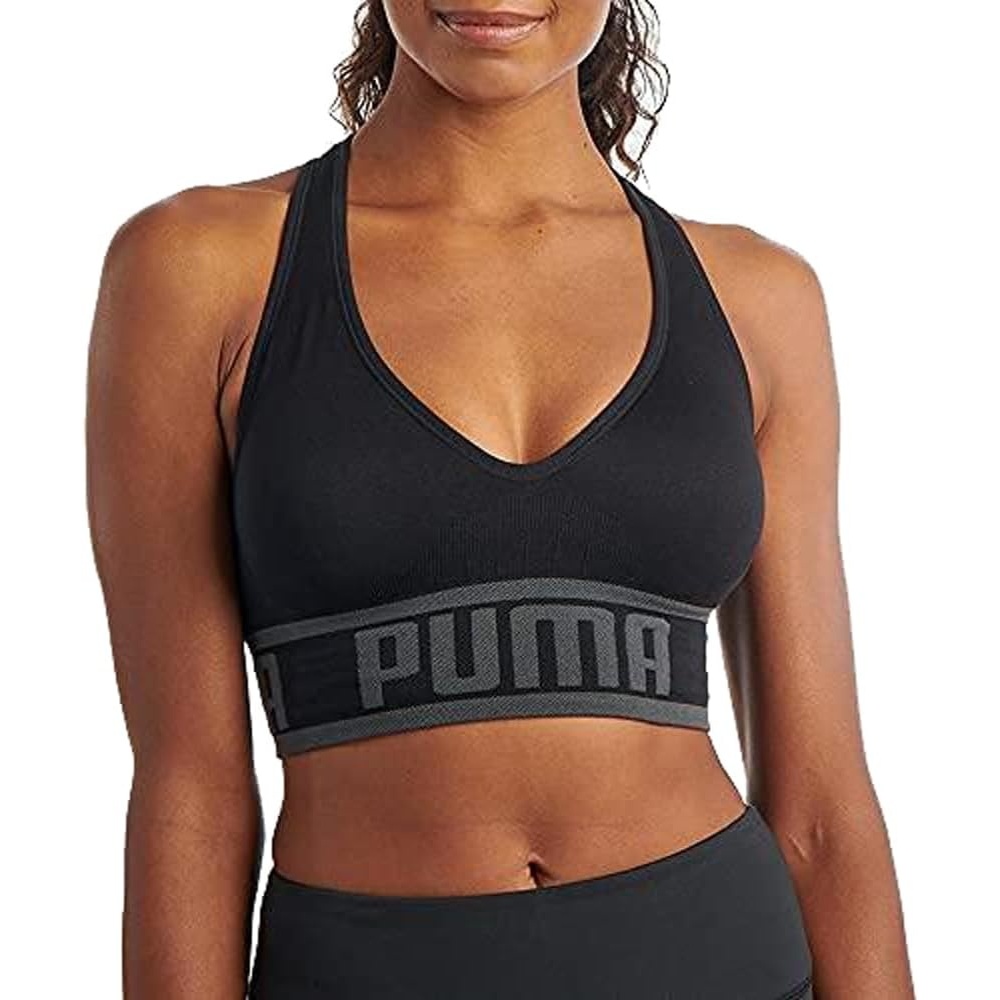 image:imagePUMA Womens Seamless Padded Sports BraBlack
