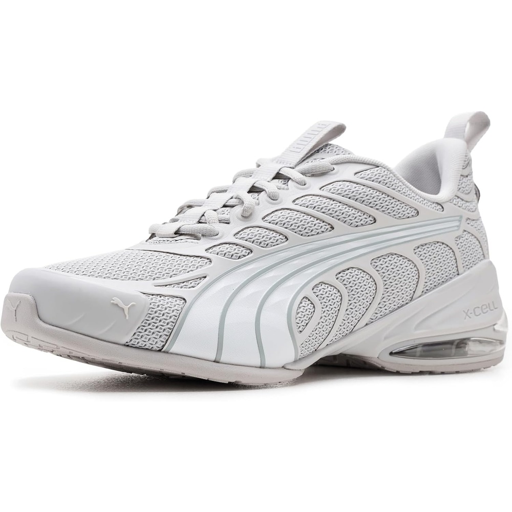 image:imagePUMA Womens Voltra Running Sneakers Shoes BlackFeather Graypuma Whitepuma Silver