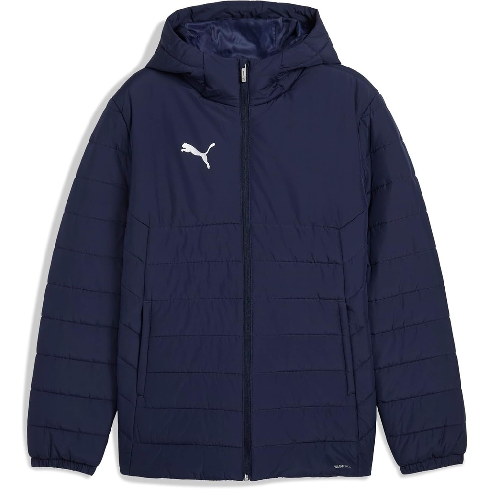 image:imagePUMA mens Teamadditions Hooded Padded JacketNavysilver Ah25