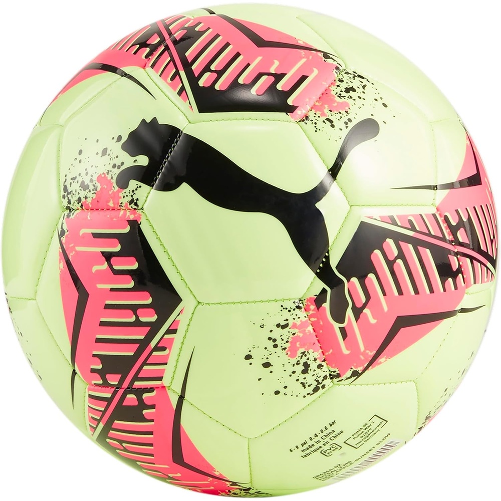 image:imagePuma Machine Stitched Futsal Soccer BallFizzy AppleSunset Glow AW24