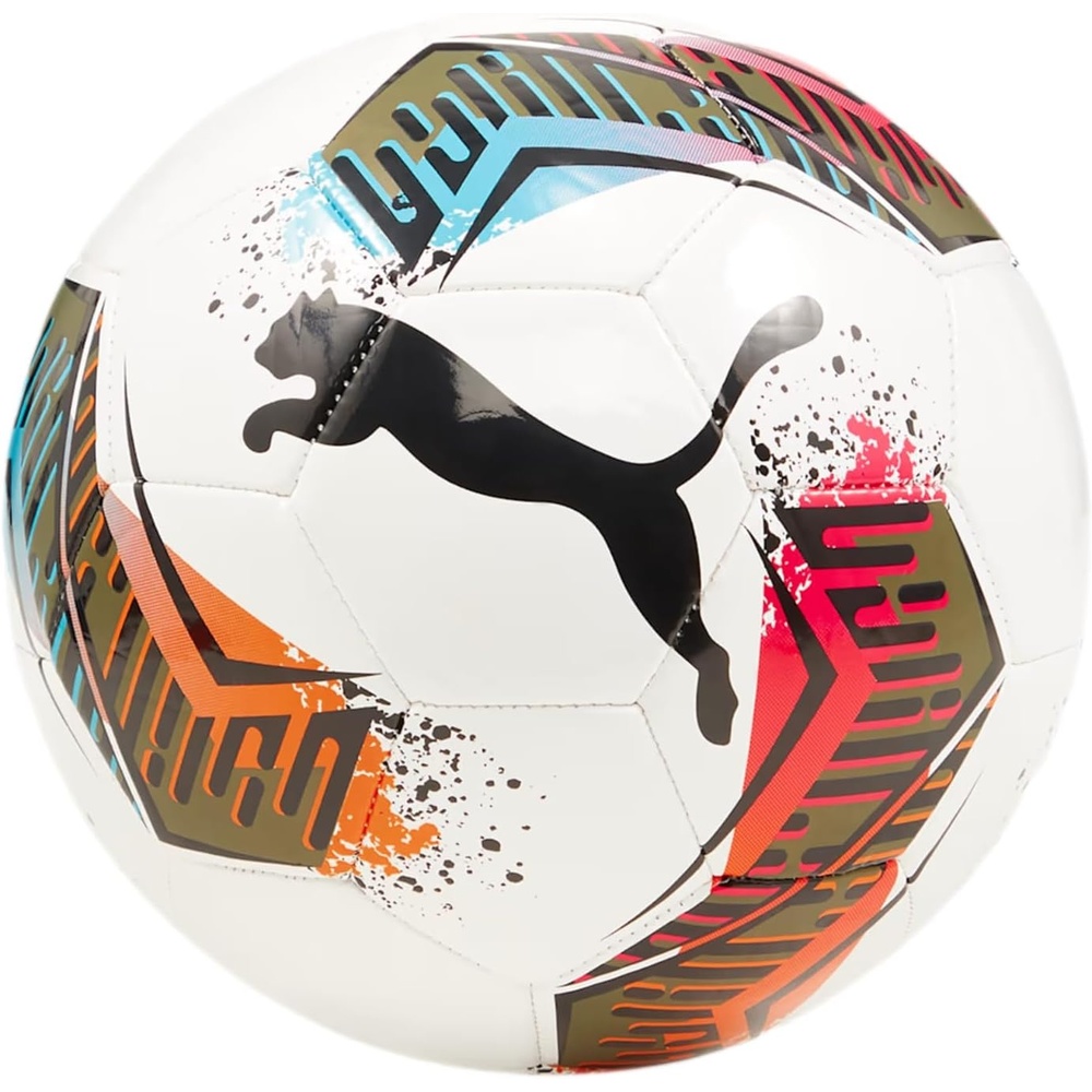image:imagePuma Machine Stitched Futsal Soccer BallPUMA WhiteGarnet RoseDusty Aqua AW24