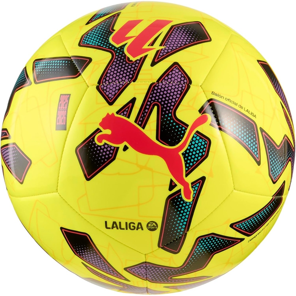 image:imagePuma Unisex Orbita LaLiga 1 Machine Stitched Soccer Ball Fluo YellowMulticolor AH25 5 Puma Orbita Laliga 1 Ms