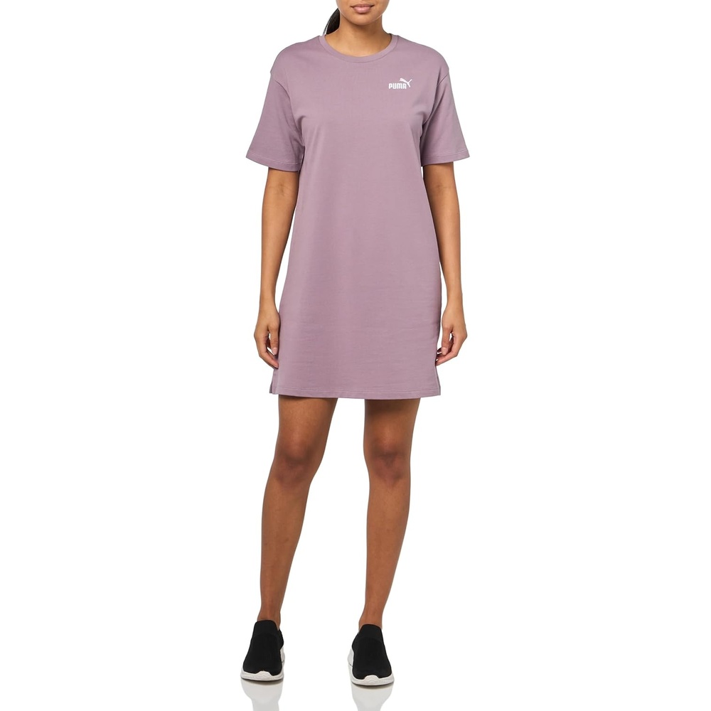 image:imagePuma Womens Essentials Short Sleeve DressPlum Jam Ah25