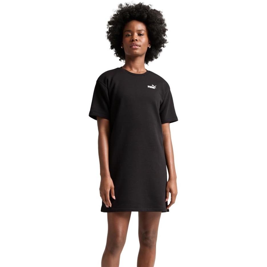 image:imagePuma Womens Essentials Short Sleeve DressPuma Black Ss25