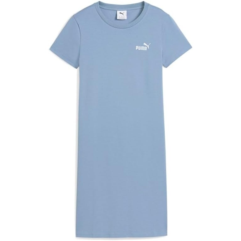 image:imagePuma Womens Essentials Small Logo Slim Fit TShirt DressBlue