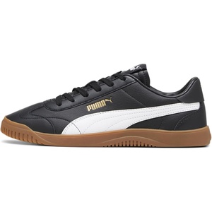 PUMA Mens Club 5v5Sneaker(Puma Black-puma White-puma Gold)