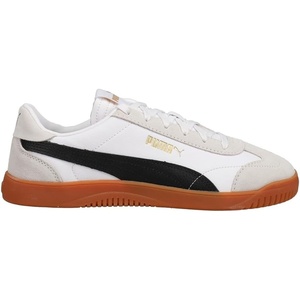 PUMA Mens Club 5v5Sneaker(Puma White-puma Black-feather Gray)
