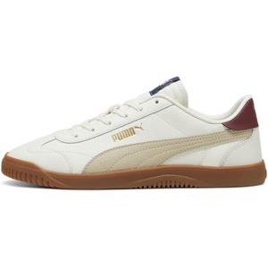 PUMA Mens Club 5v5Sneaker(Warm White-putty-team Regal Red-clyde Royal)