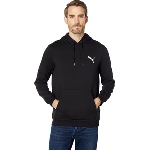 PUMA Mens Essentials No. 1 Logo Hoodie Casual Outerwear Casual – Black(Black/Cat)