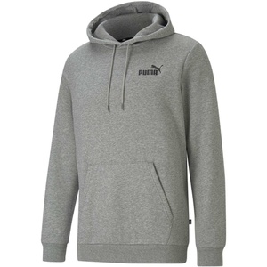 PUMA Mens Essentials No. 1 Logo Hoodie Casual Outerwear Casual – Black(Grey)