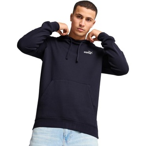 PUMA Mens Essentials No. 1 Logo Hoodie Casual Outerwear Casual – Black(New Navy)